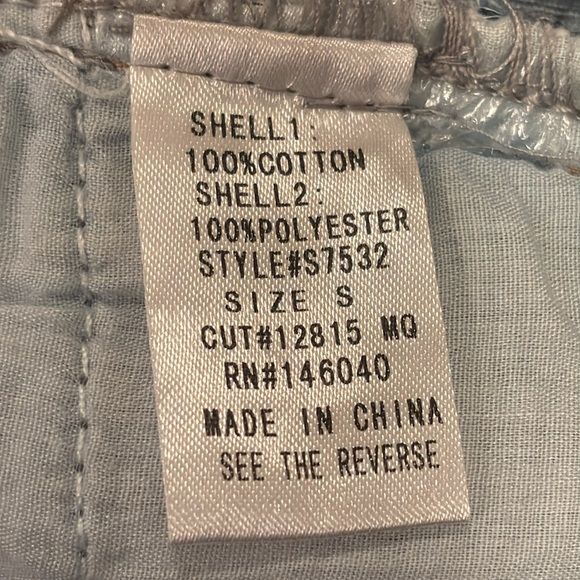 Signature8 Women’s Jean Skirt With Red, White, and Blue Stitching Size S - Picture 6 of 6